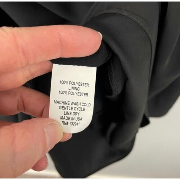 Amanda Uprichard Black Ruffle Mini Dress - Picture 6 of 6